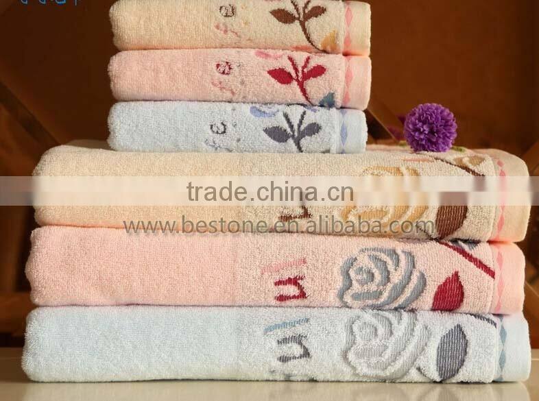 Quality Wedding Gift Rose Towel Set