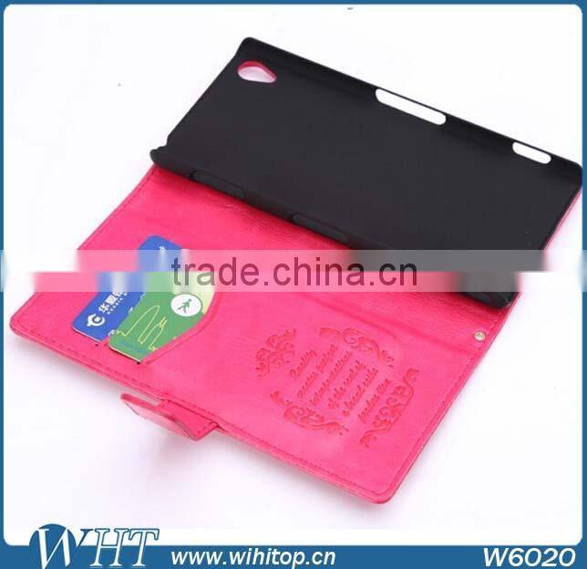 Wallet Leather Case for Sony Xperia Z3