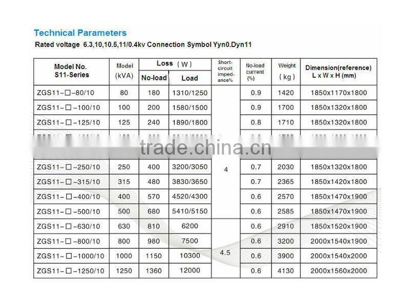 Pre-installed Type Substation three phase 6kv 10kv 35kv American Type Substation power transformer price