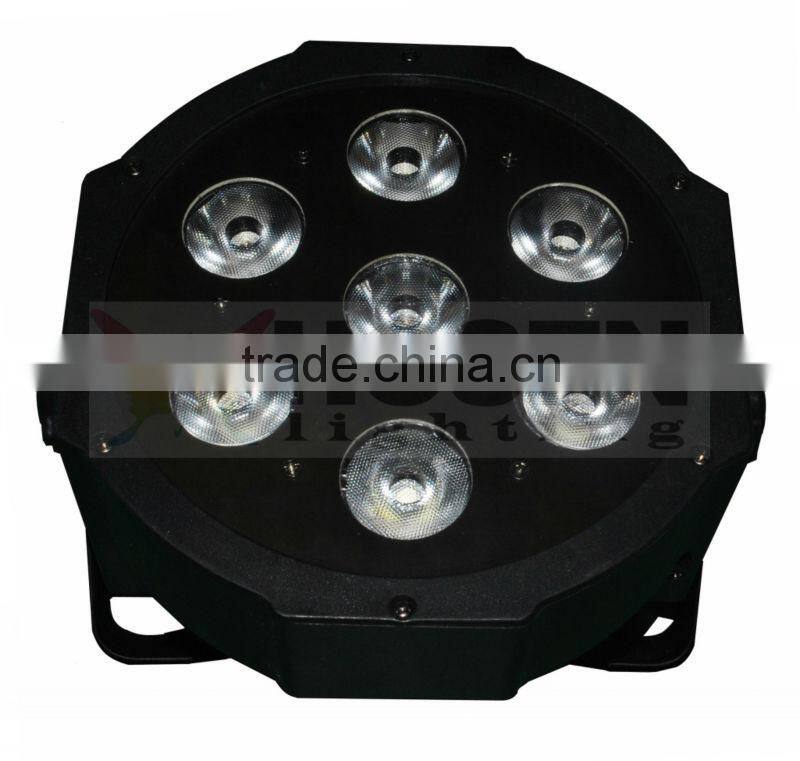 RGBWA 4in1 7x15w High Power smart flat led par light