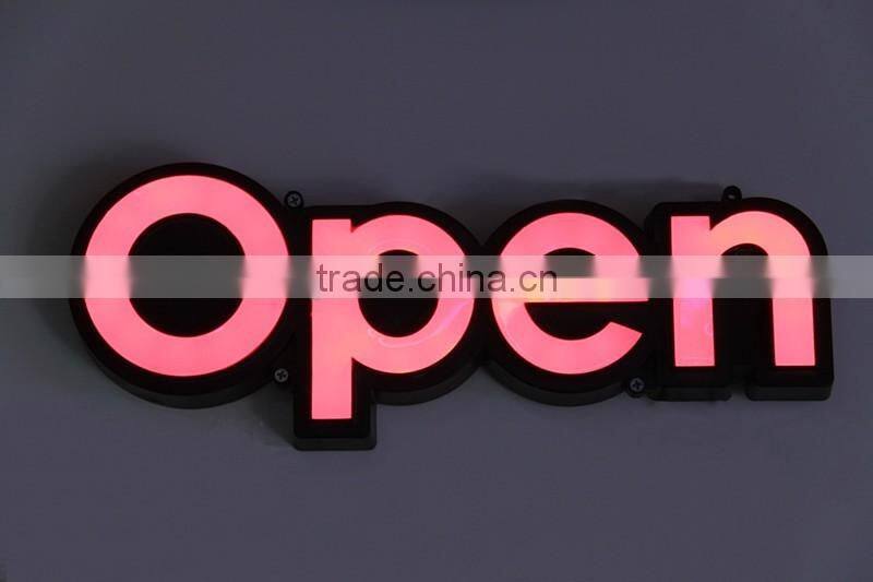 3d Light Box Sign Letters With Open Hours