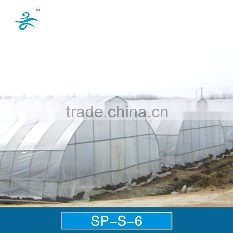 Cheap UV-anti Plastic film tunnel greenhouse