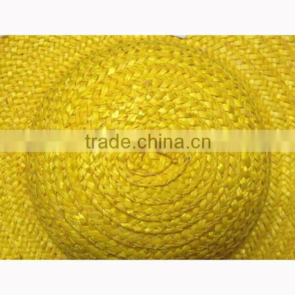 raffia farmers wide brim straw hats for men with belt with logo