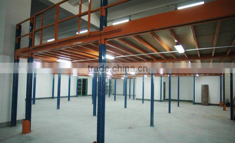 raised steel structure mezzanine floor with TUV