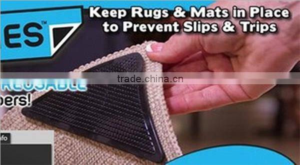 Reusable eco-friendly rugs and carpets grippers