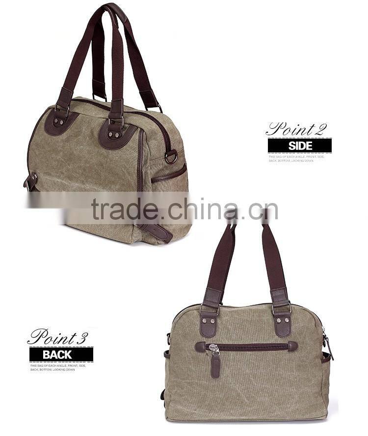 wholesale blank green canvas tote man Bag