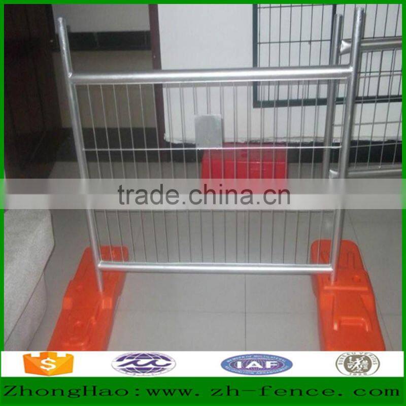 Factory direct sale hot dipped galvanized PVC coated and powder coated temporary fence