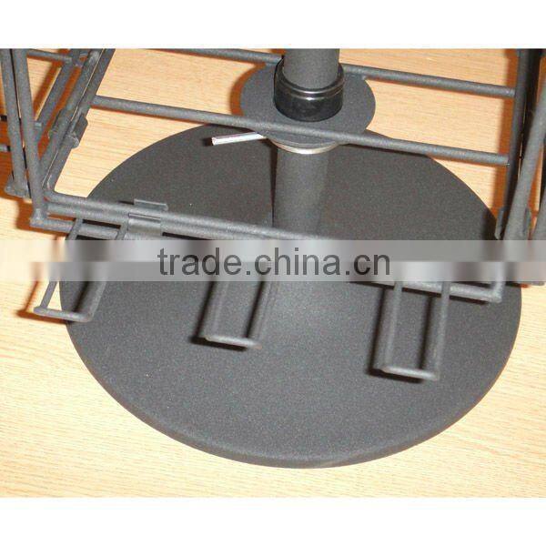 universal four sides spinning counter display rack manufacturer from china