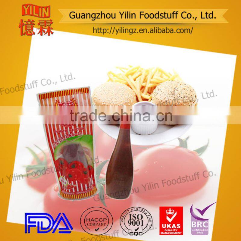 310g squeeze bottle tomato ketchup Yilin brands China