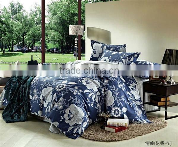 beautiful bedding set adult sheet printing bed cover