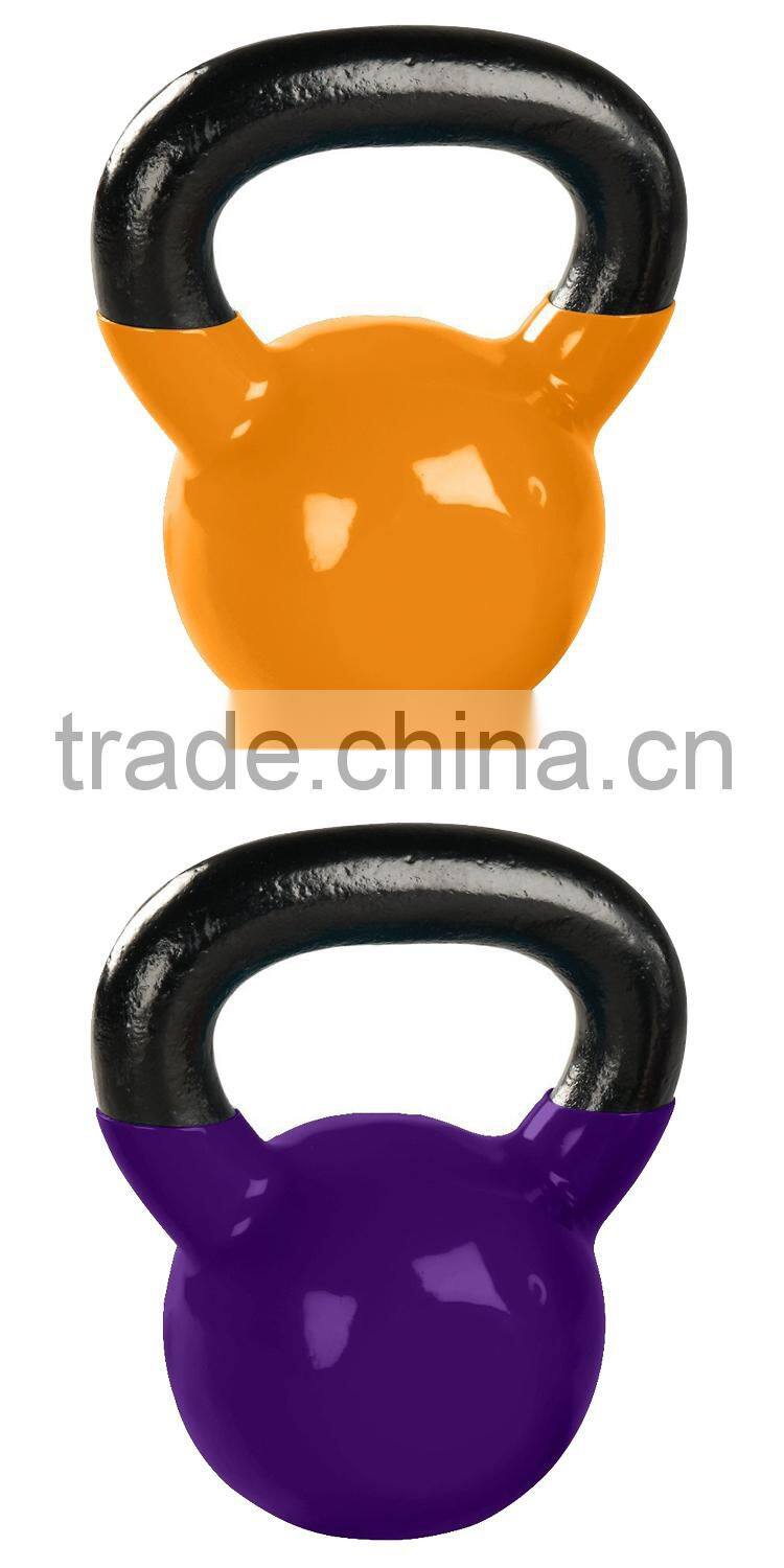 Colored Custom Deluxe Vinyl Kettlebells for Fitness Exercises China