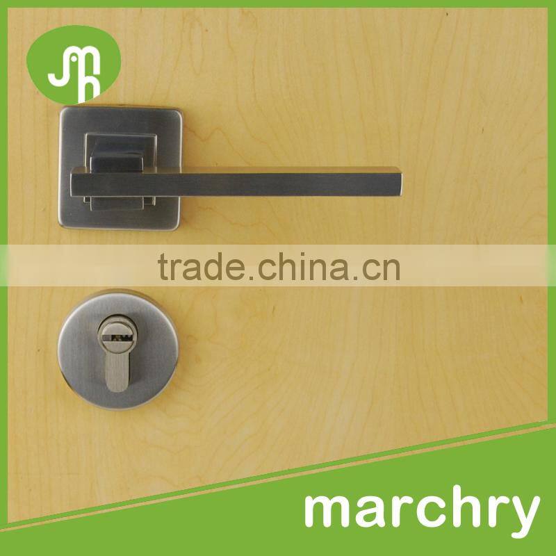 MH-0392 304 Stainless Steel Door Hardware Double Handle Door Lock