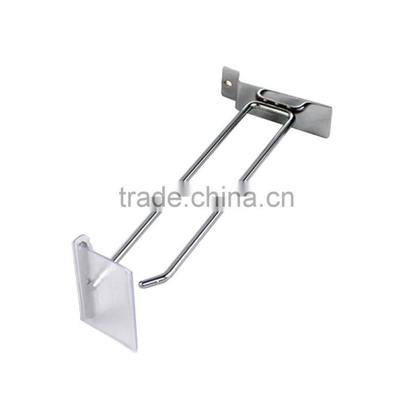 28*50mm Clear Plastic Euro Hook EPOS Swing Tag Price Ticket Holder