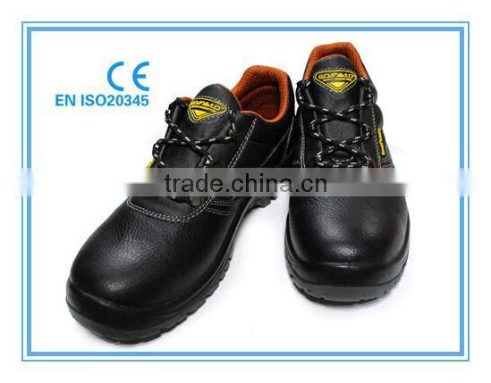 EN ISO 20345:2011 genuine leather upper dual density PU outsole active safety shoes