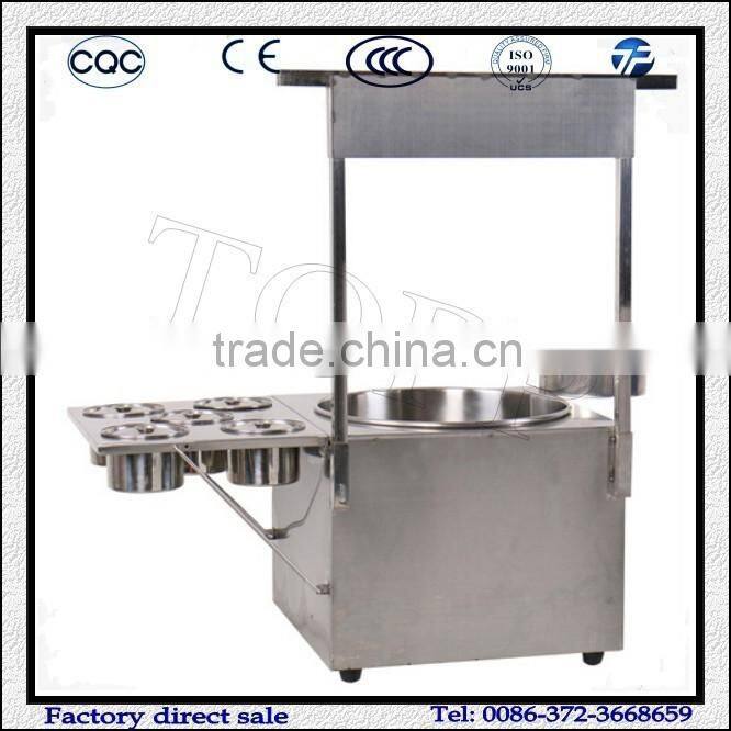 Gas Candy Cotton Making Machine with 5 barrels of Raw Material