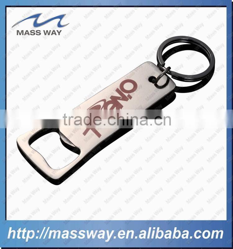 promotional die casting zinc alloy customized 3D metal beer bottle opener