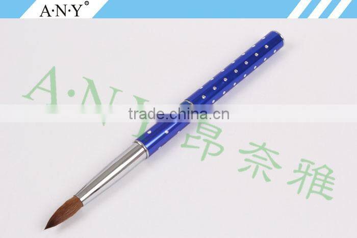 ANY Nail Art Crystal Extension Acrylic Nails Building Pure Kolinsky Acrylic Brush