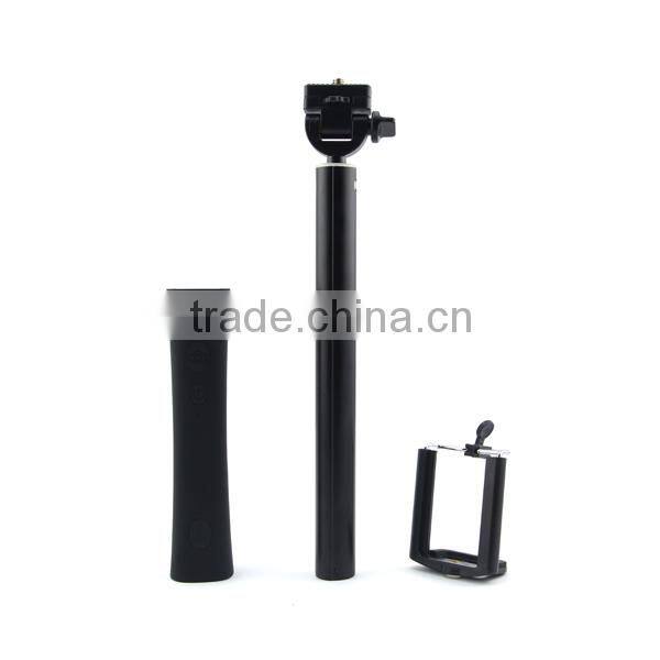 2015 Wholesale Aluminum Alloy Selfie Stick Bluetooth Camera Bluetooth Monopod Selfie Stick for Phone