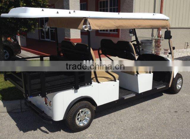 Cruise Car Brand Electric 4P American Utility Vehicle with 4'x3' Cargo Bed