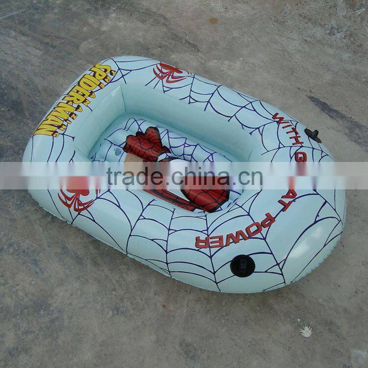 3 person frog printing kids summer green pvc inflatable inflatable boat china inflatable drifting boat