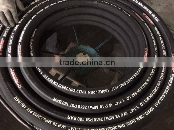 DIN EN 853 1ST, rubber hose 100 R1, factory produced flexible hose 100 R1