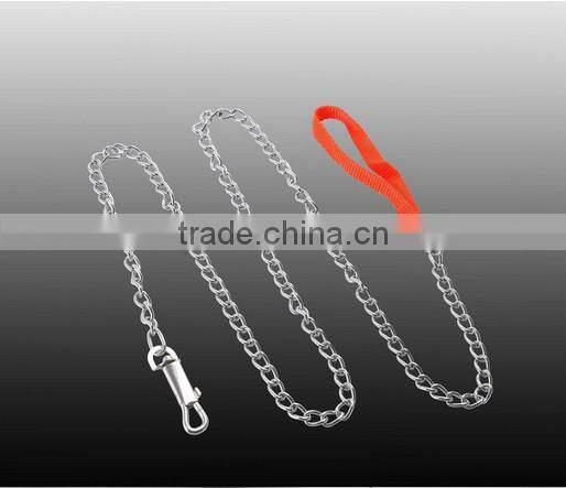Dog Pet Collar Pet Chain with PU leather Leash