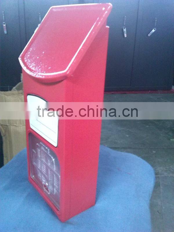 Simple appearance metal mailbox,modern metal letterbox,postbox,mini metal mail box