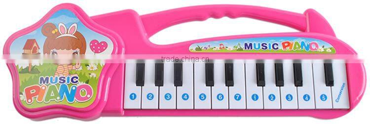 Lovely 22 keys electronic musical plastic toy piano