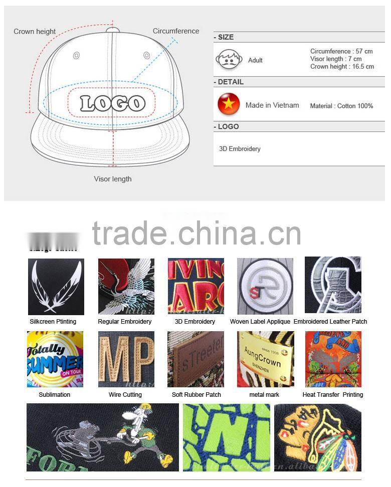 Headwear snapback hat manufacture wholesale cap snaoback