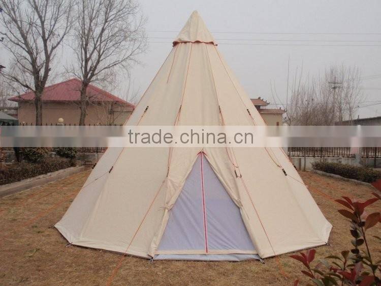 Canvas Fabric Outdoor Teepee Indian Tent