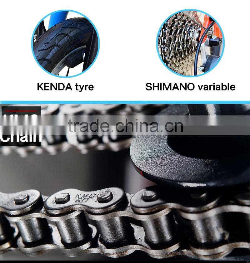 New factory full suspension folding bicycle