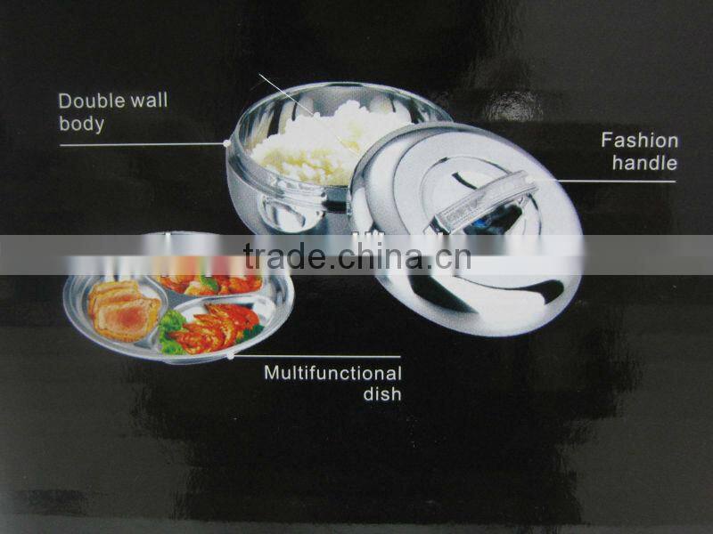 201# Stainless Steel Large Size Food Warming Boxes/Lunch Box/Food Container