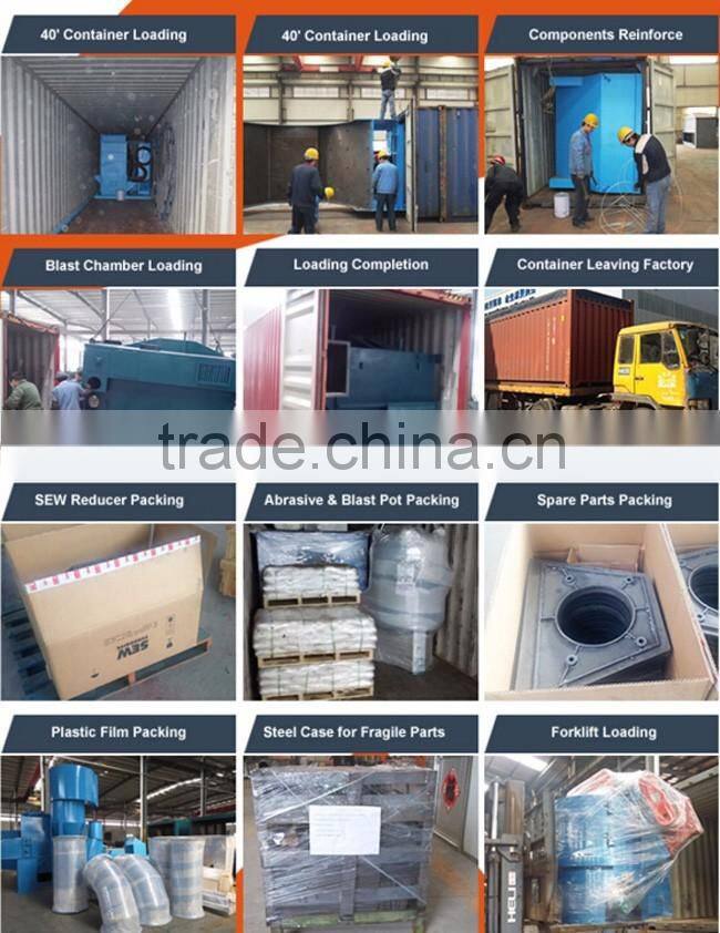 2016 hot sale Steel plate blasting machines/shot blasting machine