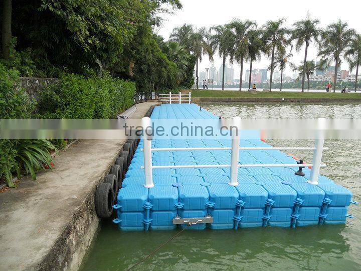 modular plastic floating marina dock