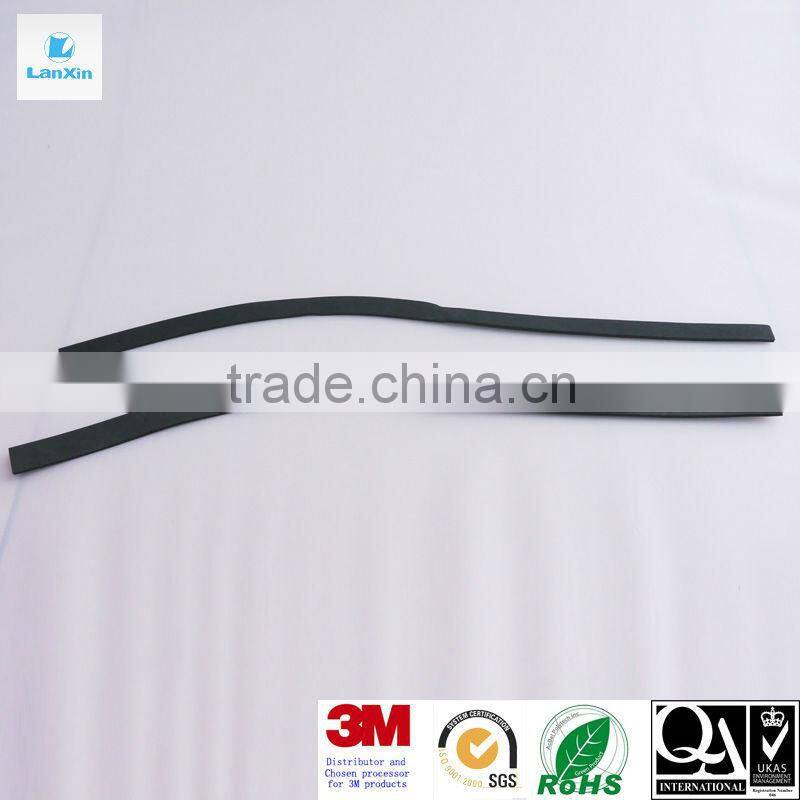Black protective EVA foam strip seal
