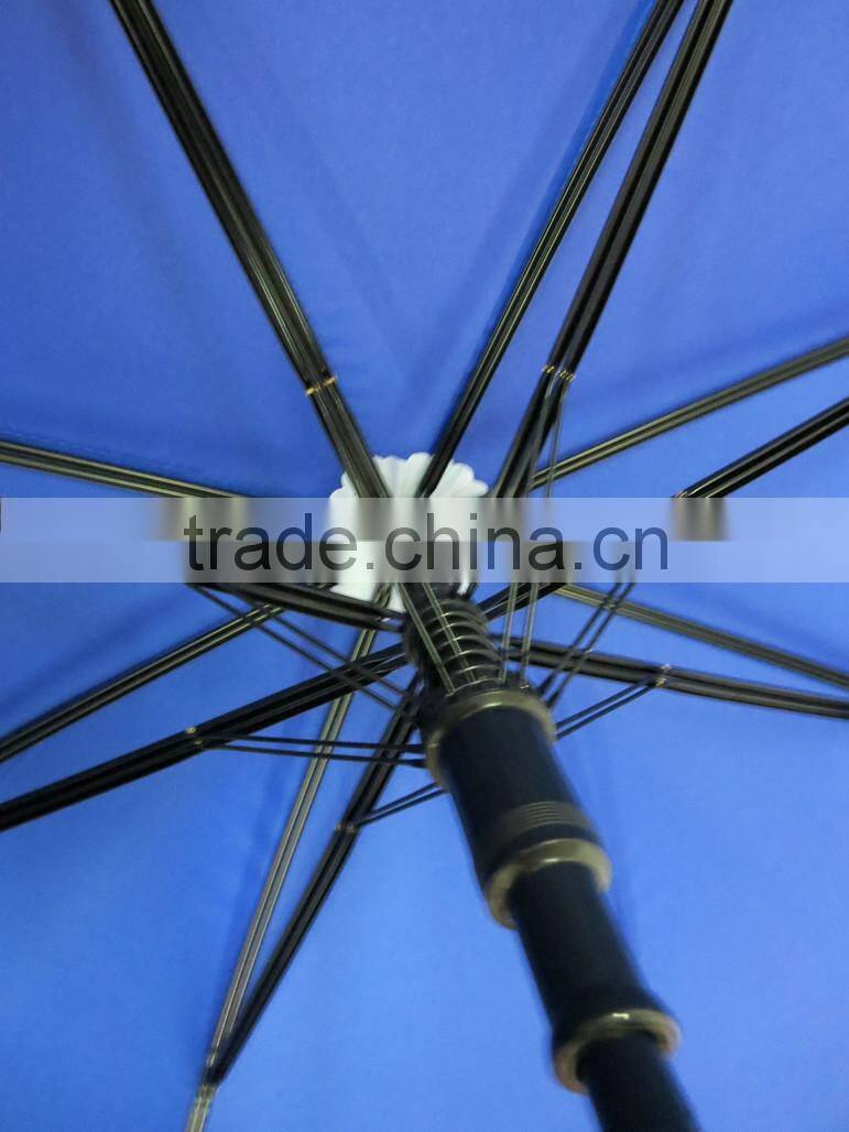 high quality golf umbrella, straight umbrella with torch/light
