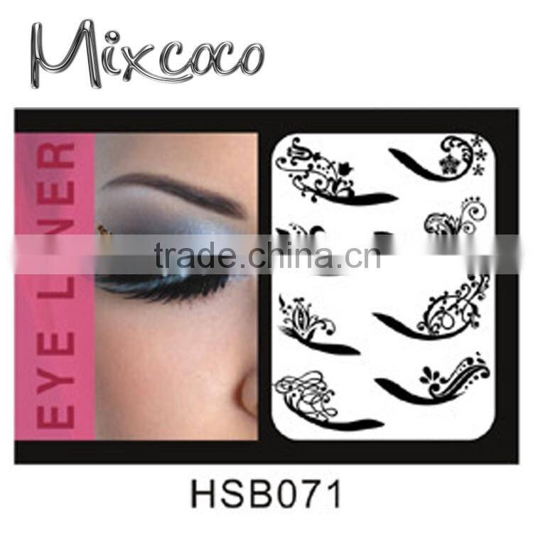 2016 Halloween Eye Tattoo Makeup stickers Eyes Eyeshadow/Eyeliner Sticker