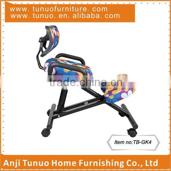 Iron kneeling for student,Water poof Oxford cover,With back&arms&castors,TB-GK4