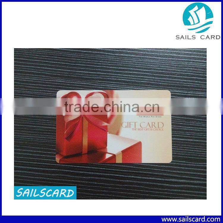 4C Offset Printing pvc gift card with best quanlity