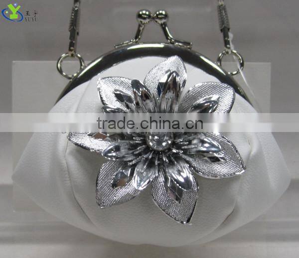 Women aluminium mesh wallet clutch bag purse for coin