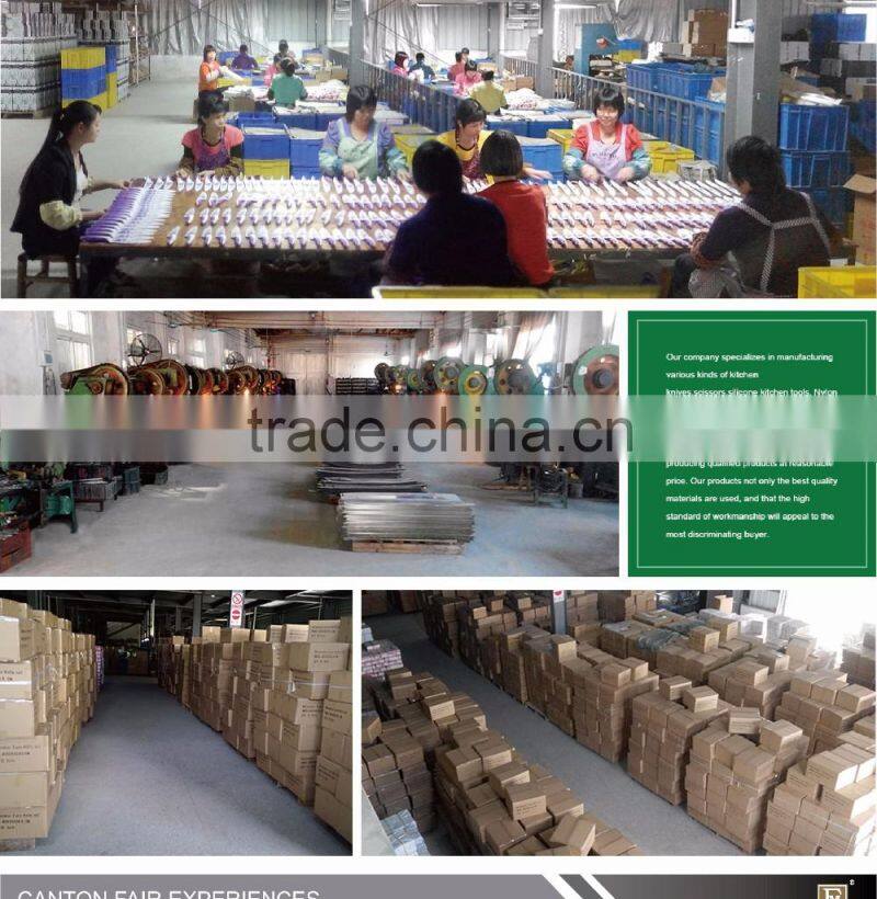 Colorful handle nylon kitchen utensil soup spoon