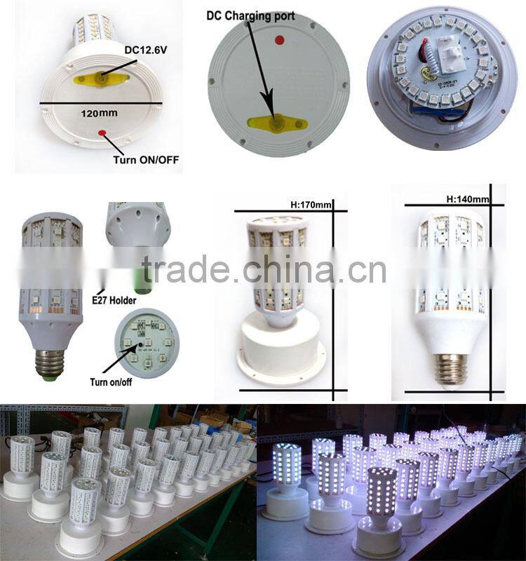 waterproof remote dimmable led light corn for decoration