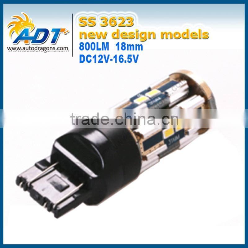 Hot selling 12-16.5V 8smd 3623 chips auto brake light bulb for universal cars