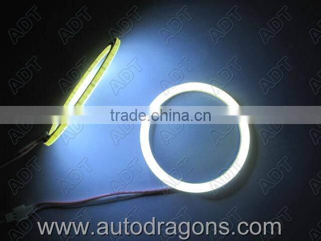 70MM 81 LED COB Chip SMD Car Angel Eyes Headlight Bright Halo Ring Light