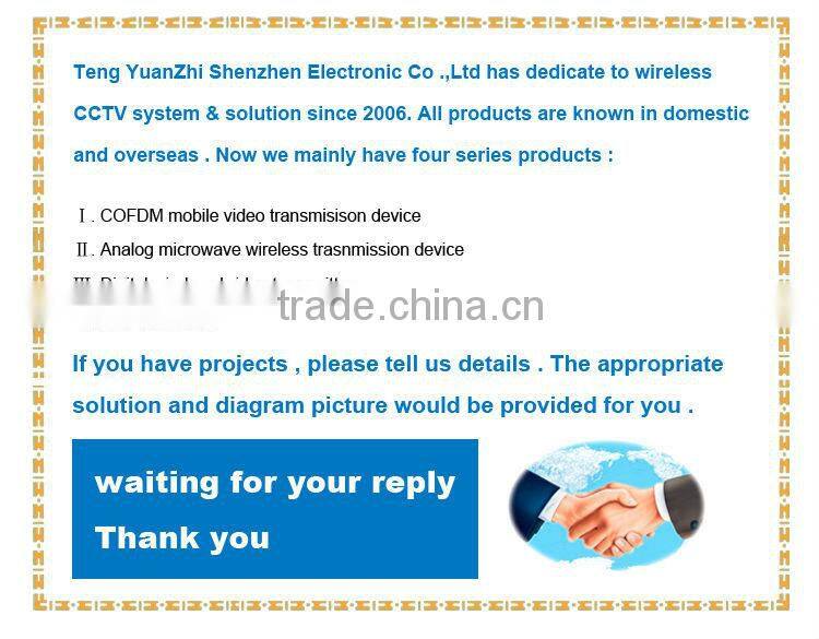 long range lightweight wireless video transmitter