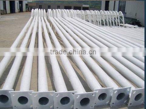 HDG steel tapered street light pole Made In China