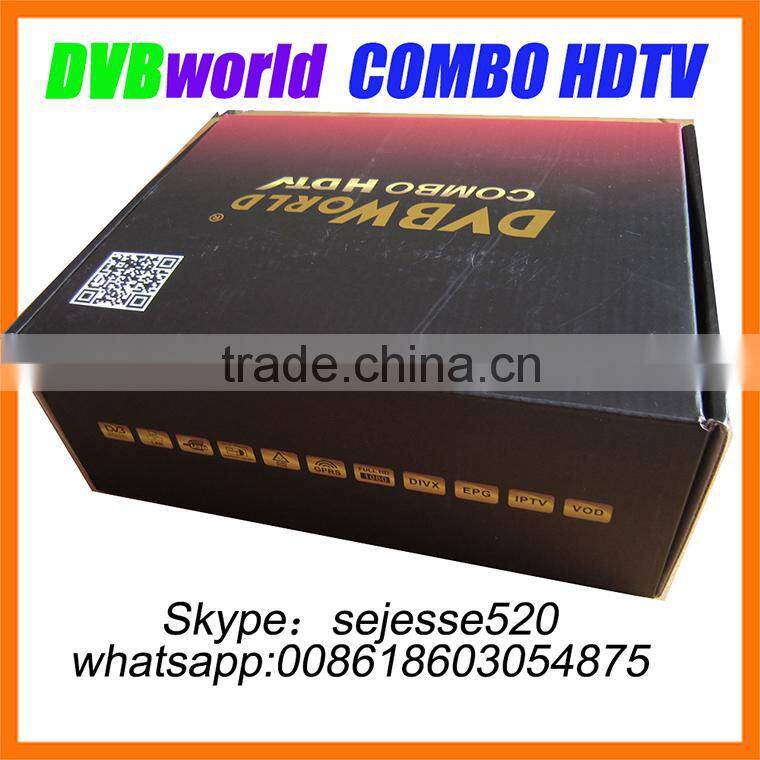 DVBWORLD combo hdtv satellite receiver for north america with jb200 tuner jyazbox v21 v16,v20 receiver
