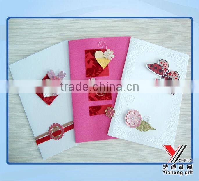 2016 new design product DIY wishes paper happy birthday cards post card