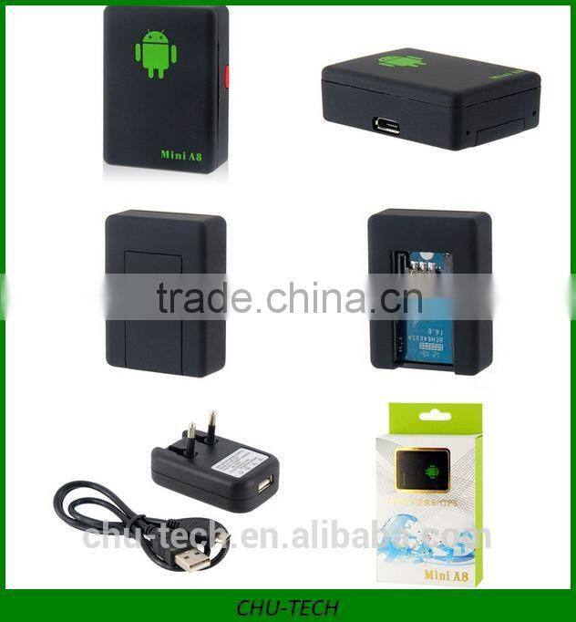 GPS Tracker Global RealTime 4bands SIM GSM GPRS Security Tracking Device Mini A8