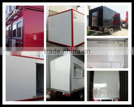 mobile container house with folding deck